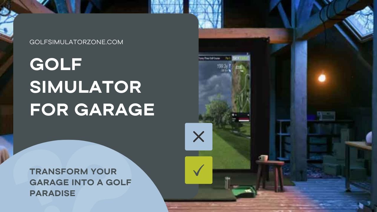 Golf Simulator For Garage