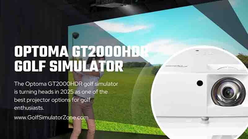 Optoma GT2000HDR Golf Simulator