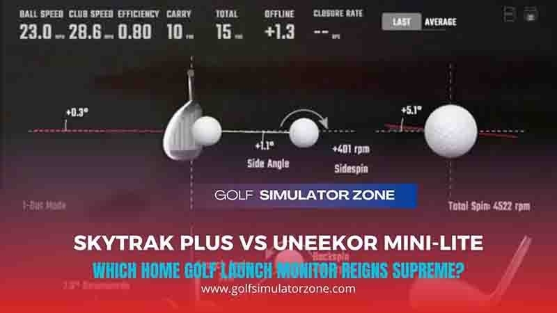 SkyTrak Plus VS Uneekor Mini-Lite