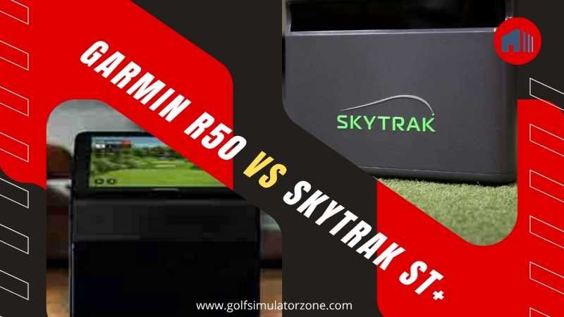 Garmin R50 vs SkyTrak ST+ Launch Monitor